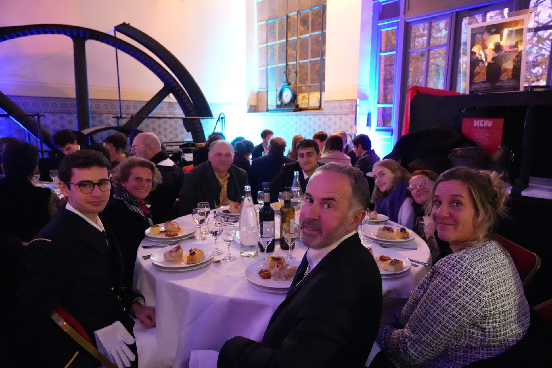 Illustration du dîner de gala